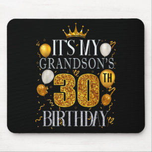Mousepad É o 30º aniversário do meu neto Feliz aniversário