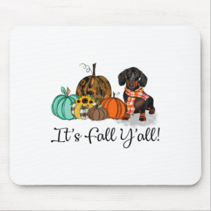 Mousepad É o Cachshund Dachshund Pumpkin Dog Halloween Co