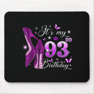 Mousepad É o meu 93º aniversário Nk 93 anos de idade Aniver