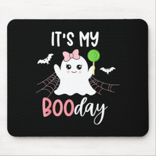Mousepad É o Meu Dia do Boo Fofo de Aniversário de Hallowee