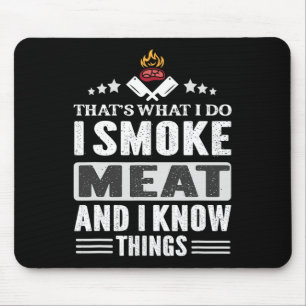 Mousepad É o que eu faço defumar carne Churrasco Defumador 