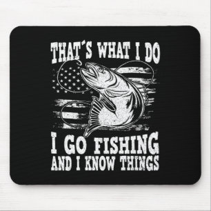 Mousepad É O Que Eu Faço, Vou Pescar