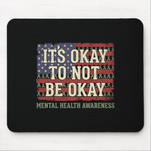 Mousepad É Okay Não Estar Okay Conscientização sobre Saúde