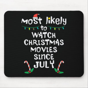 Mousepad É Provável Que Assista Filmes De Natal Julho Da Fa
