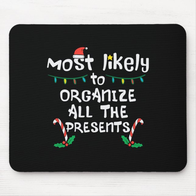 Mousepad É Provável Que Organize O Presente Da Família Nata (Frente)