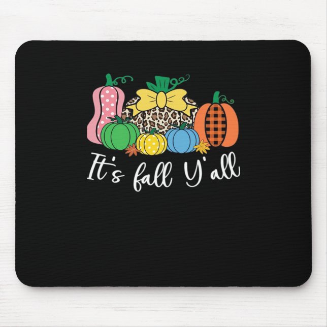 Mousepad É Pumpkin do Padrão do Leopardo Queda (Frente)