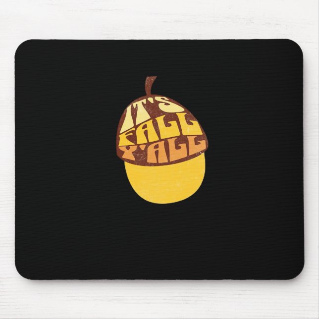 Mousepad É Queda Y'all Retro Classic (Frente)