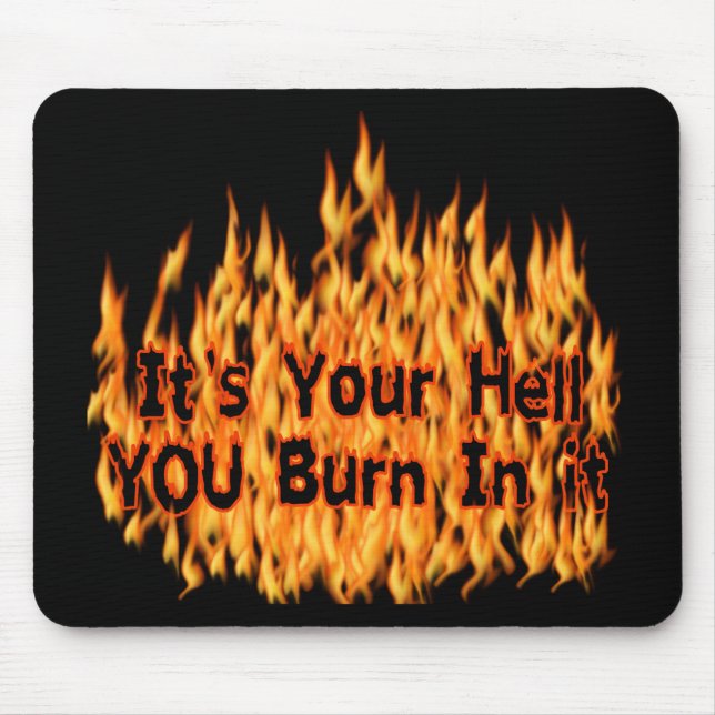 Mousepad É seu inferno (Frente)
