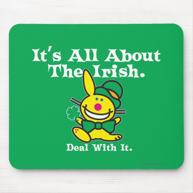 Mousepad É toda sobre o irlandês (o verde) (Frente)