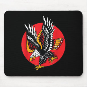 Mousepad Eagle American Traditional Tattoo Ink Old School F