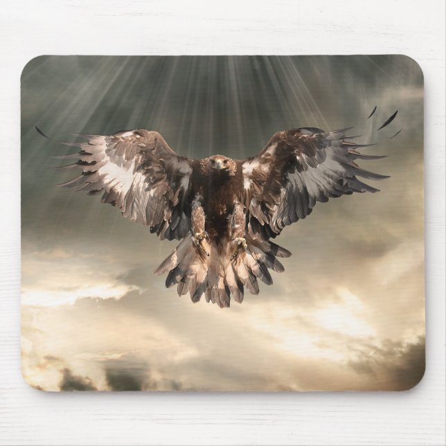Mousepad Eagle dourado (Frente)