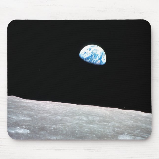 Mousepad Earthrise - a perspectiva lunar (Frente)