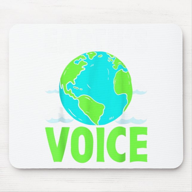 Mousepad Earths Voice Save The Planet Design  (Frente)