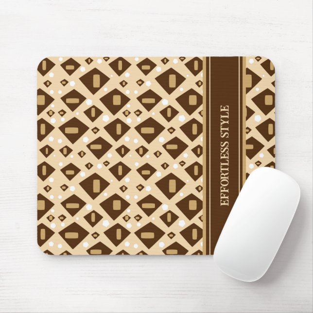 Mousepad Earthtone Geometry (Com mouse)