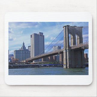 Mousepad East River: Ponte de Brooklyn & construção