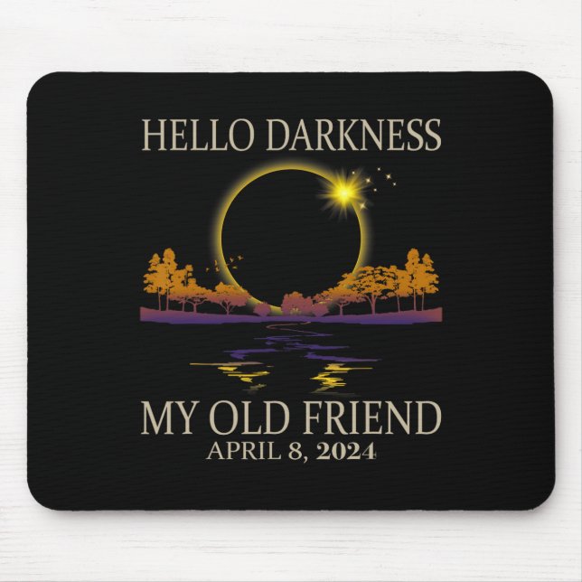 Mousepad Eclipse Solar 2024 040824 Eclipse 2024 (Frente)