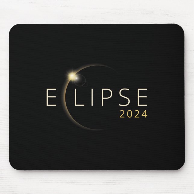 Mousepad Eclipse Solar 2024 Eclipse Solar Total 4.08.24 1 (Frente)