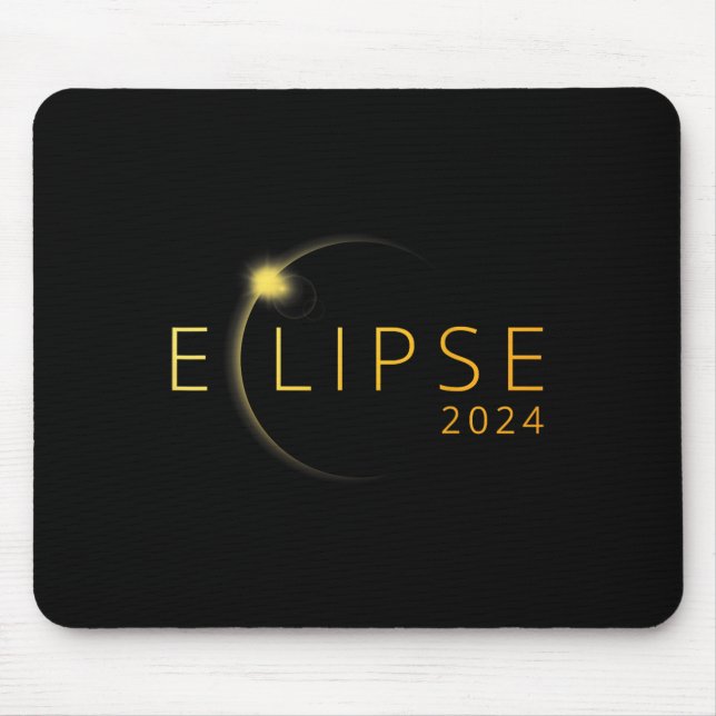 Mousepad Eclipse Solar 2024 Eclipse Solar Total 4.08.24 5  (Frente)