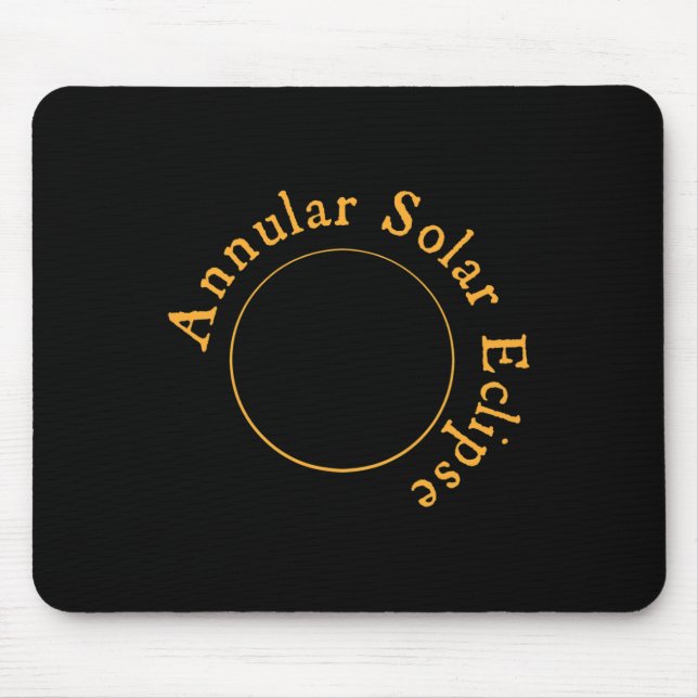 Mousepad Eclipse Solar Anular (Frente)