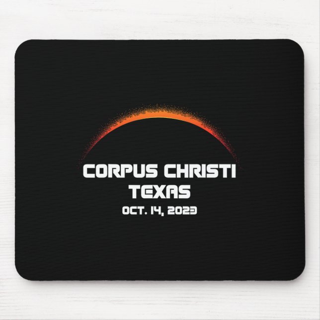 Mousepad Eclipse Solar Anular S Corpus Christi Queda (Frente)
