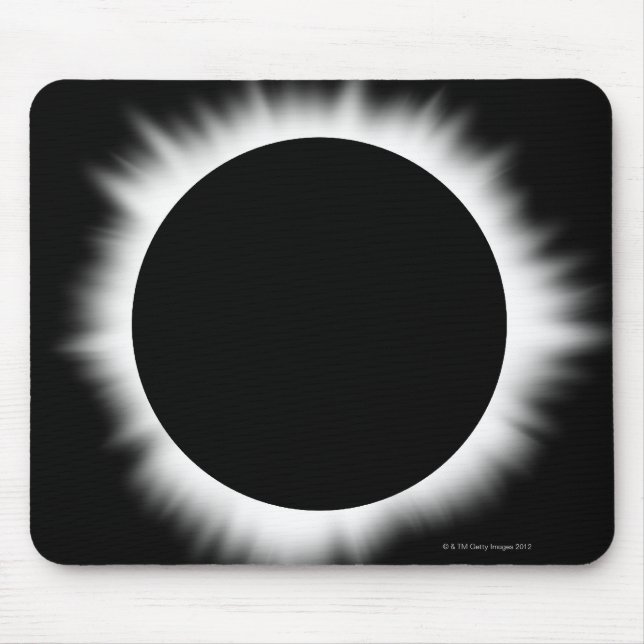 Mousepad Eclipse Solar com Corona (Frente)