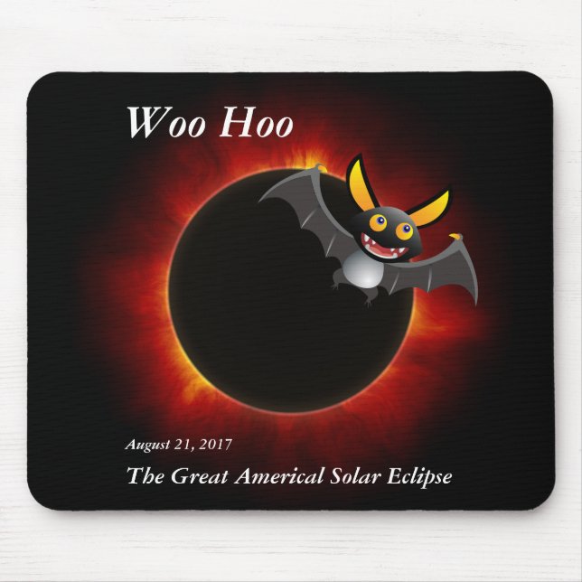 Mousepad Eclipse Solar de 2017, Edição de Vampiro (Frente)