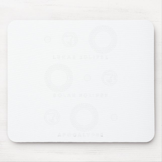 Mousepad Eclipse Solar Eclipse Solar Apocalypse (Frente)