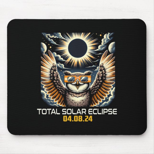 Mousepad Eclipse Solar Eclipse Solar Eclipse 2024 Totalidad (Frente)
