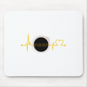 Mousepad Eclipse Solar Pulso Cardíaco Total Eclipse Solar A