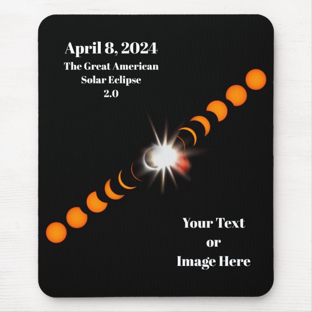 Mousepad Eclipse Solar Total 2024 (Frente)