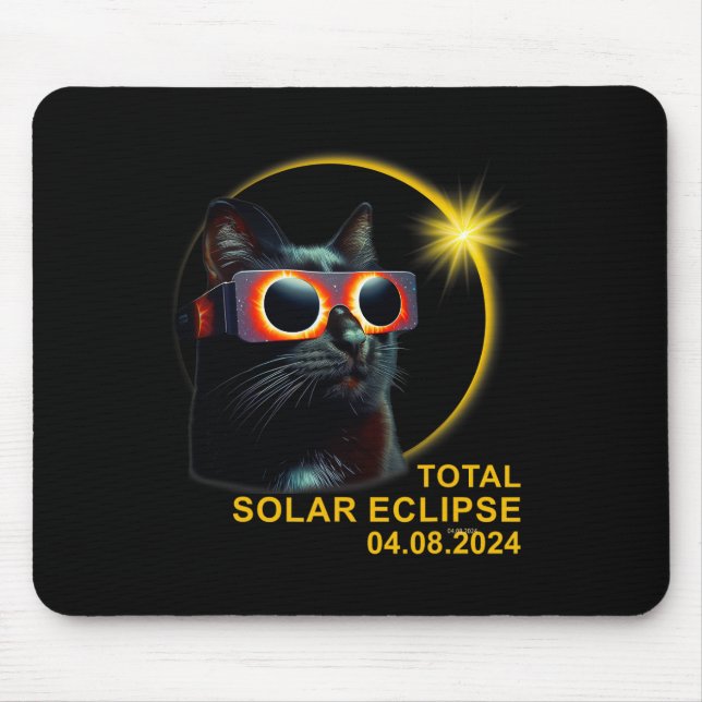 Mousepad Eclipse Solar Total 2024 Kids De Eclipse Solar Cut (Frente)