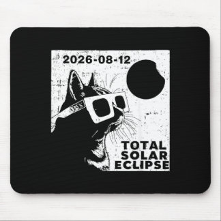 Mousepad Eclipse Solar Total 2026 Amante de Gatos