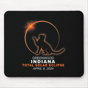 Mousepad Eclipse Solar Total de Indiana 2024 1