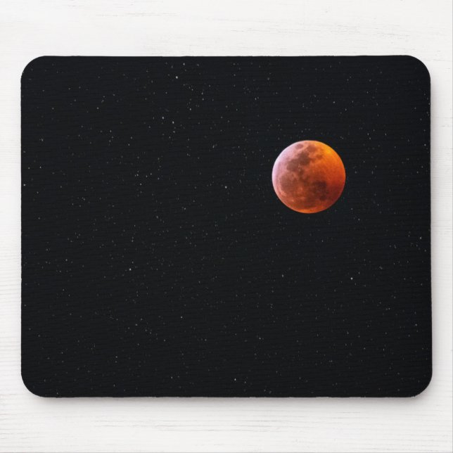 Mousepad Eclipse Total da Lua de Sangue | Big Island Havaí (Frente)