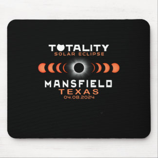 Mousepad Eclipse total do sol Mansfield Texas Eclipse 2024