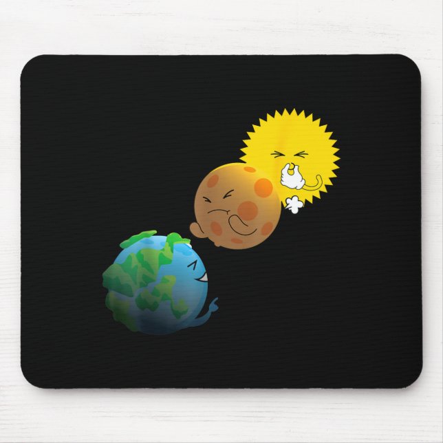 Mousepad Eclipse Total Fofo de 8 de Abril Solar (Frente)