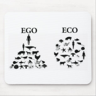 Mousepad Eco contra o ego