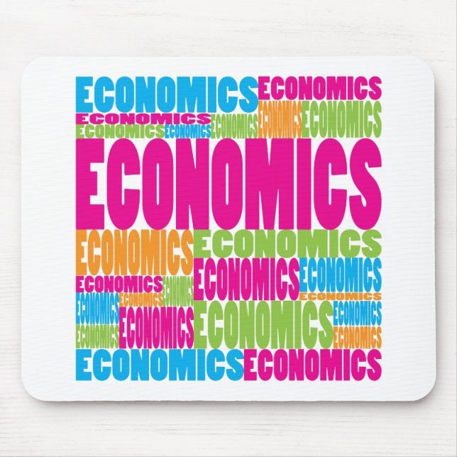 Mousepad Economia colorida (Frente)