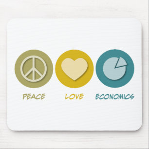 Mousepad Economia do amor da paz