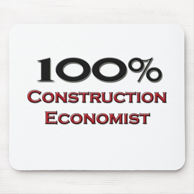 Mousepad Economista De Construção De 100% (Frente)