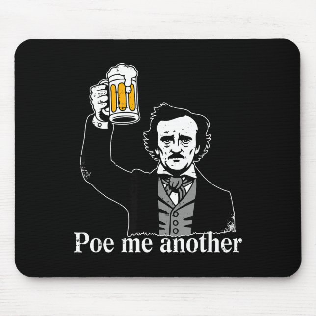 Mousepad Edgar Allan E Me Another Raven Nevermore Gothic Gi (Frente)