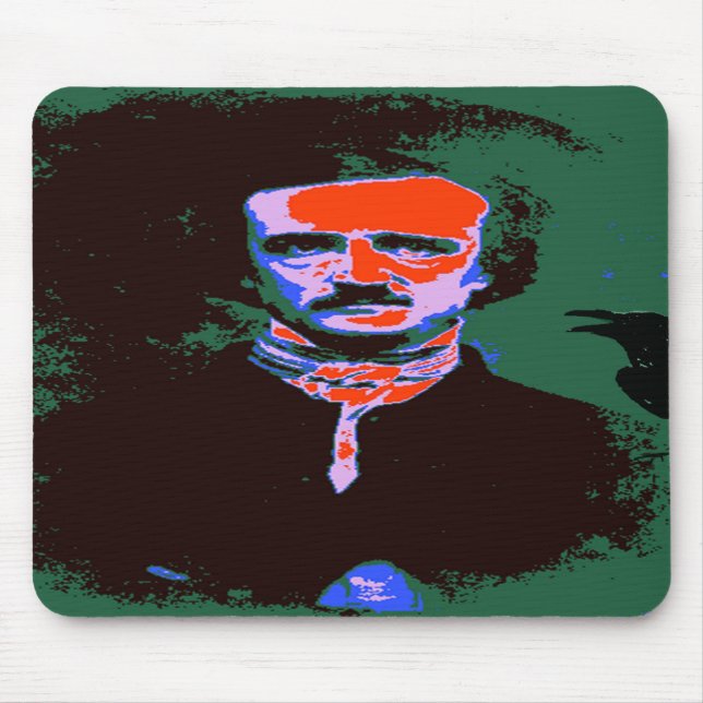 Mousepad Edgar Allan Poe Pop Art (Frente)