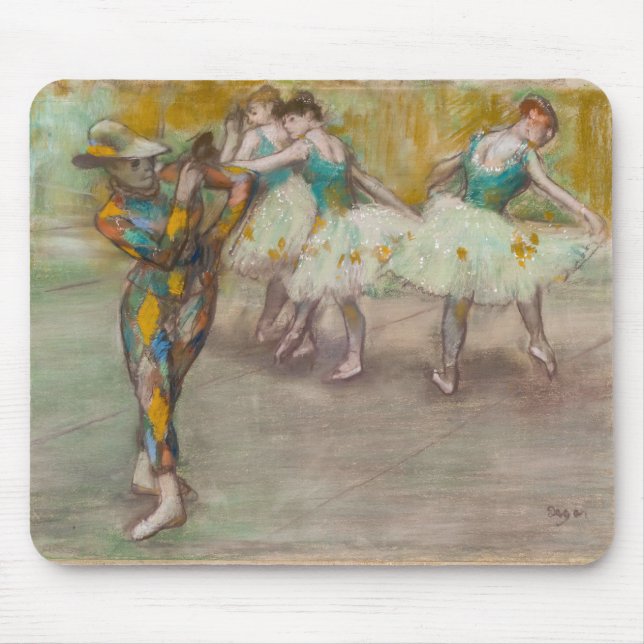Mousepad Edgar Degas - Dança do Arlequim (Frente)