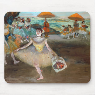 Mousepad Edgar Degas - Dançarino com Buquê, Banho com Palco