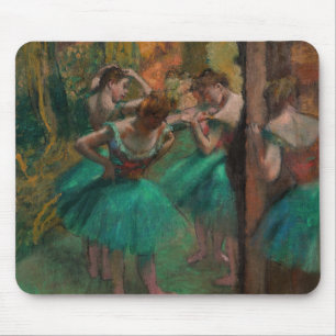 Mousepad Edgar Degas - Dançarinos, Rosa e Verde