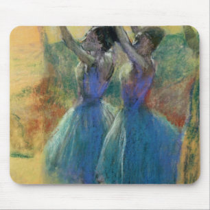 Mousepad Edgar Degas dois dançarinos azuis
