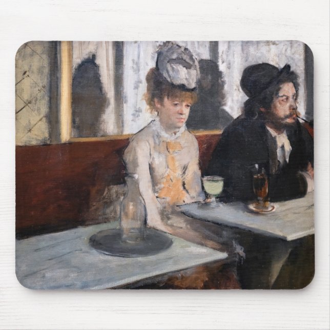 Mousepad Edgar Degas - Em um Café / O Absinto (Frente)