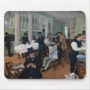 Mousepad Edgar Degas - Escritório de Algodão em Nova Orlean