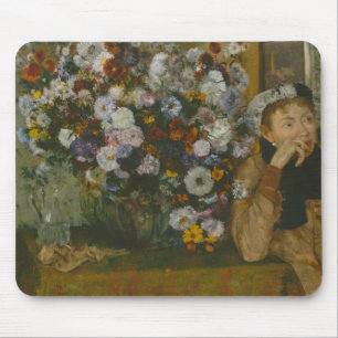 Mousepad Edgar Degas - uma mulher assentada ao lado de um