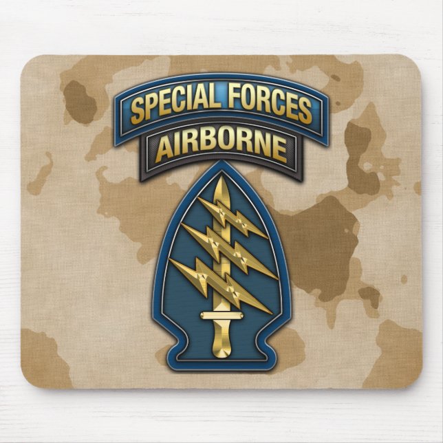 Mousepad Edição especial de SSI das boinas verdes (Frente)